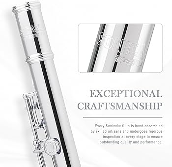 Amazon.com: SONICAKE Nickel-plated C Flutes, Closed Hole 16Keys