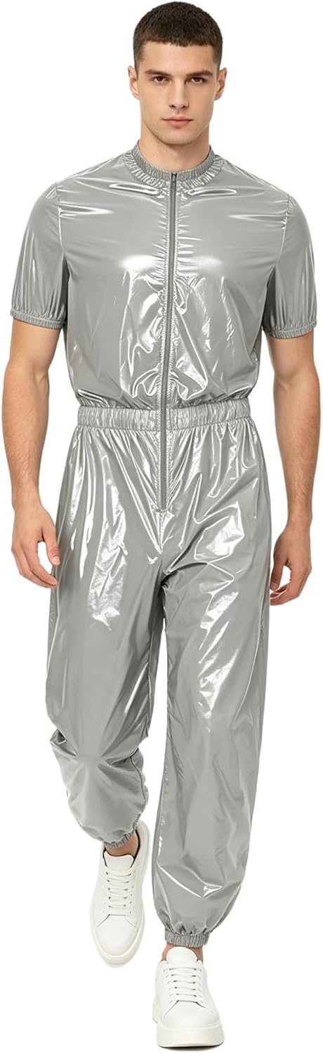 Men Bodysuit Waterproof Bodysuit Night Club Nightwear