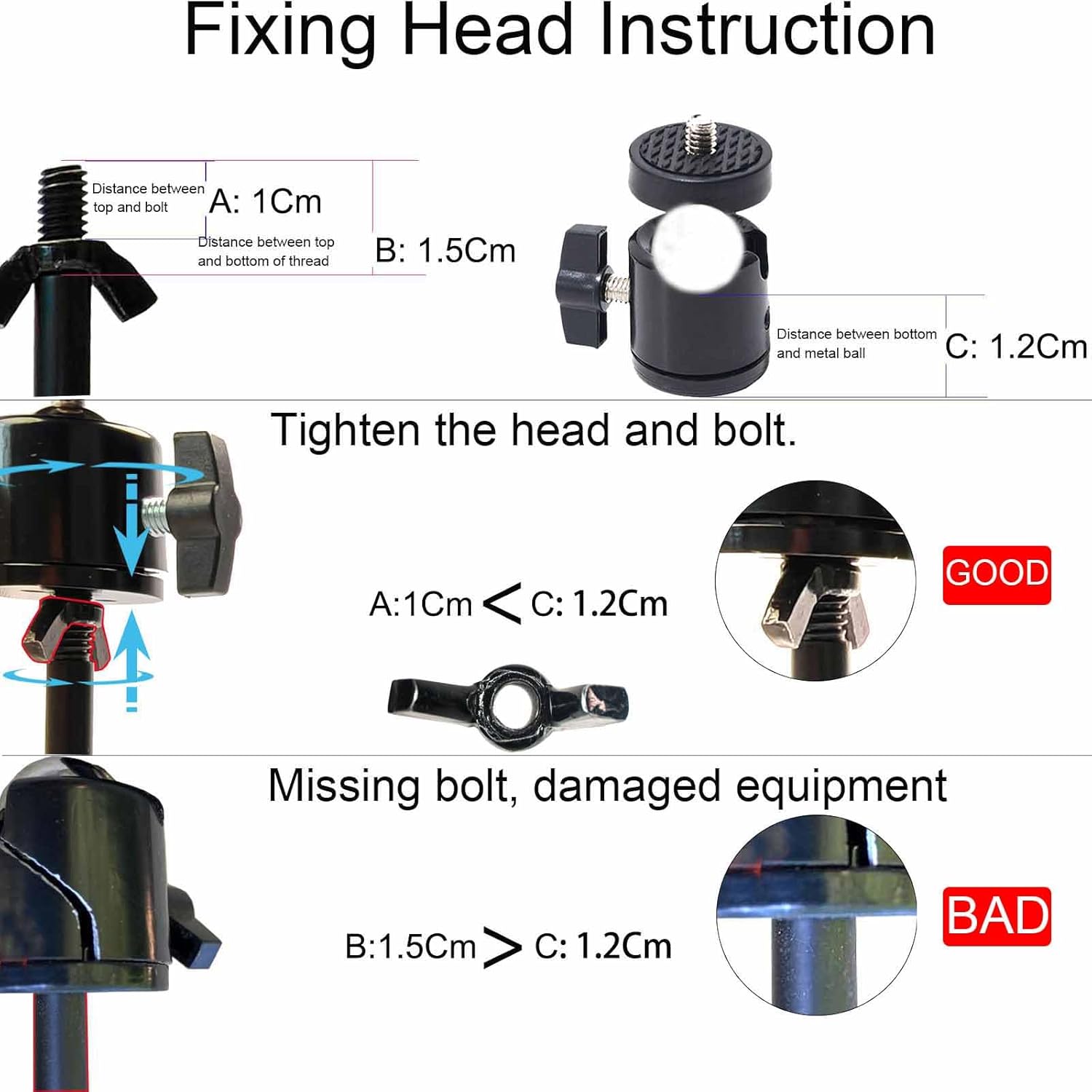 Security Camera Mount 5-Pack, Outdoor Adjustable Bracket with 1/4"-20 Thread. Compatible with IP CCTV Trail Hunting Cameras & Lights. 360° Rotation for Full Coverage.