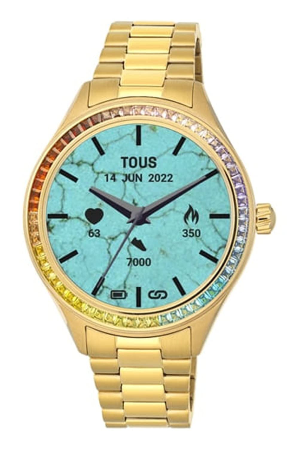 TOUS Watches t-Connect Shine Reloj para Unisex Analógico de Cuarzo con Brazalete de Acero Inoxidable 200351041