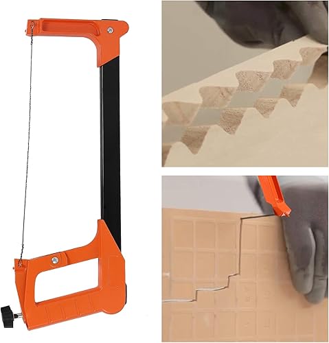 Miniatura 7 de Juego de sierra para metales, sierra de acero de 12 pulgadas con cuchillas reemplazables y inglete de metal, 3 piezas de sierras de mano (marco,