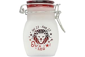 Zodiac Sign Airtight Glass Storage Jar for One Hitter Smoking Pipe