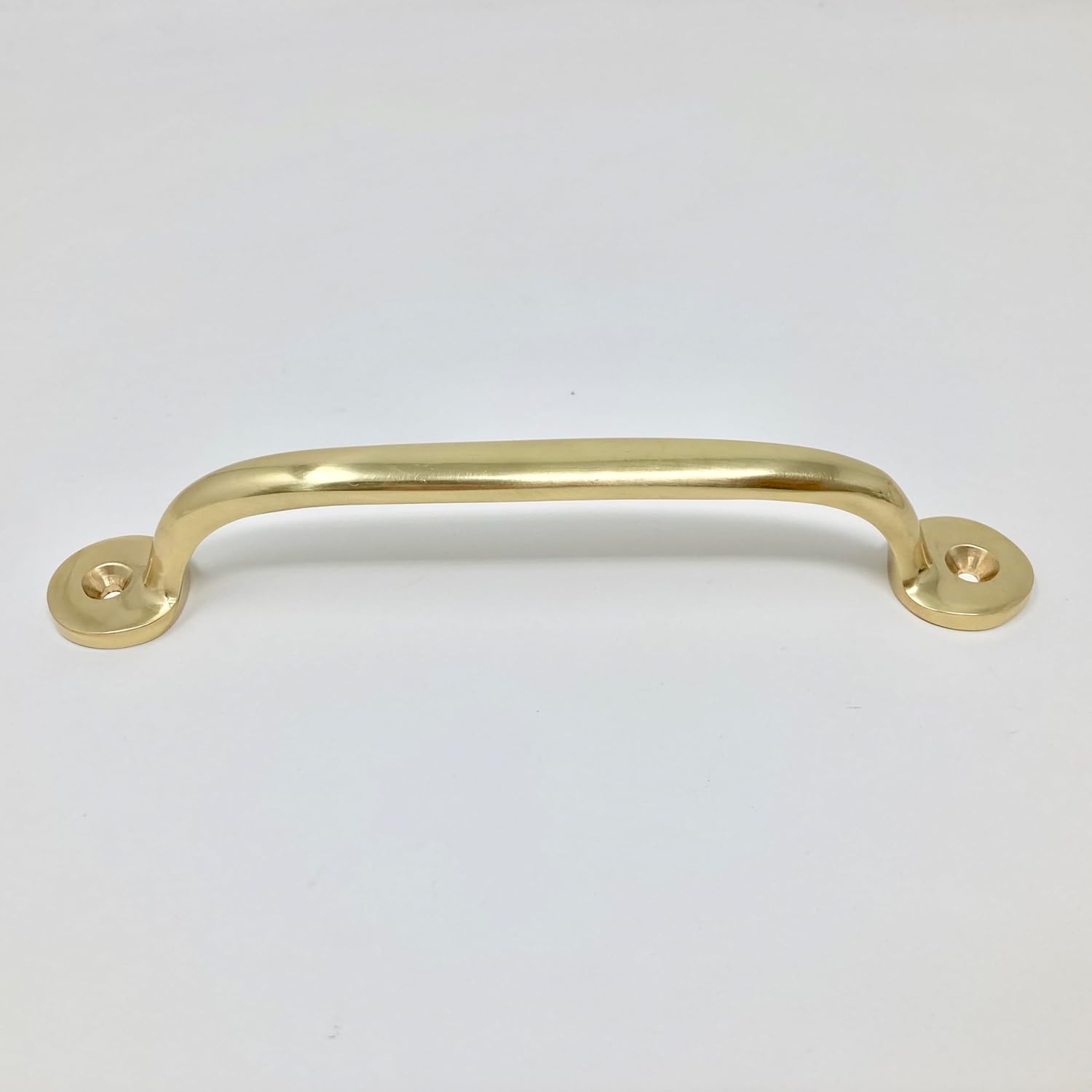 Solid Polished Brass Cabinet Knobs and Handles, I00% Brass (150mm Pull Handle), Gold