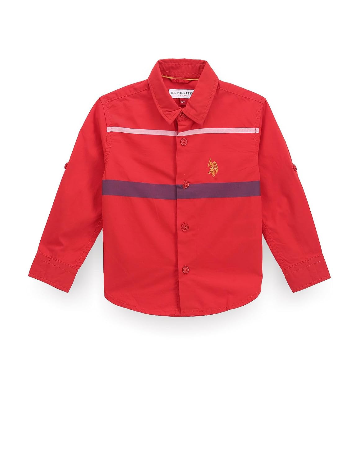 U.S. Polo Assn. Kids Regular fit Horizontal Stripes Cotton Long Sleeves Casual Shirts - Review, Price and Buying Guide