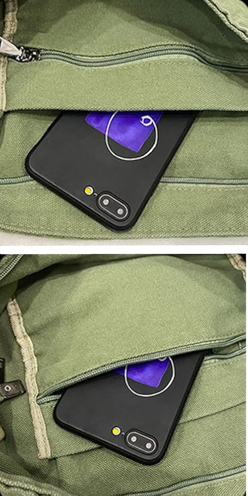 Miniatura 6 de HUALEYNA Women's Canvas Bag Crossbody Bag Casual Hobo Bag Large Shoulder Bag Shopping Bag Unisex