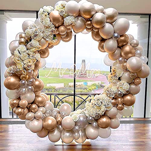 Metallic Champagne Gold Party Balloons 18 Inch 10 Pcs Chrome Balloon Large Latex Birthday Balloons For Wedding Graduation Halloween Christmas Party Decorations #TOP5