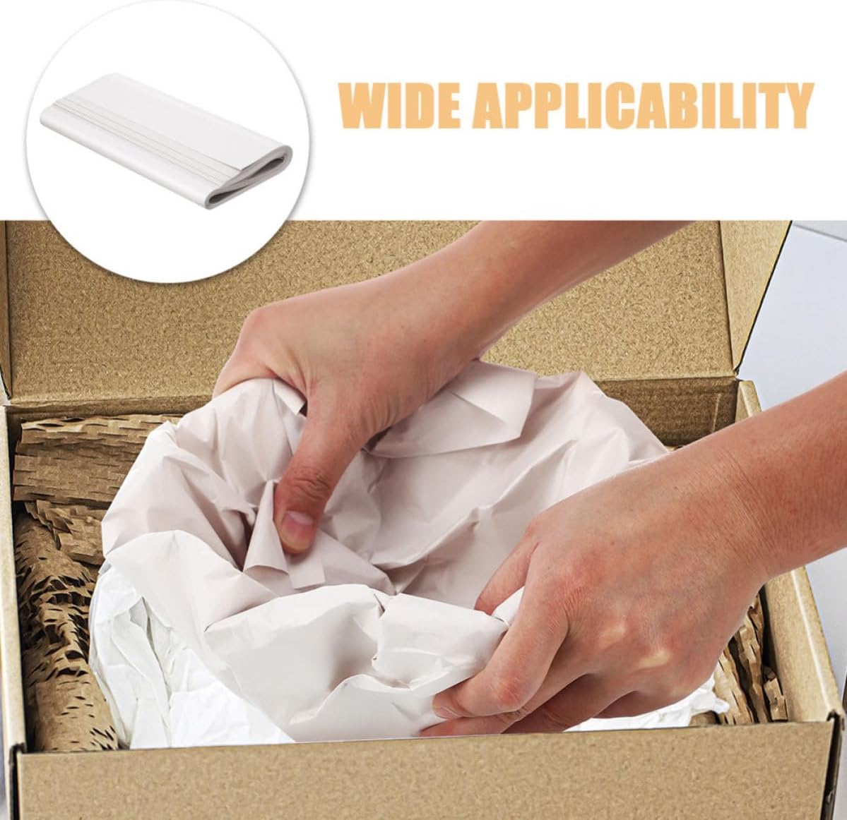 VINTORKY White Newsprint Packing Paper Easy to Fold Paper Sheets 50 Sheets for Wrapping Mirrors and Decorative Items for Moving and Shipping for Small Businesses Mailing Supplies