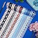 24 Rolls Washi Masking Tape Set,Decorative Craft Tape Collection for DIY and Gift Wrapping