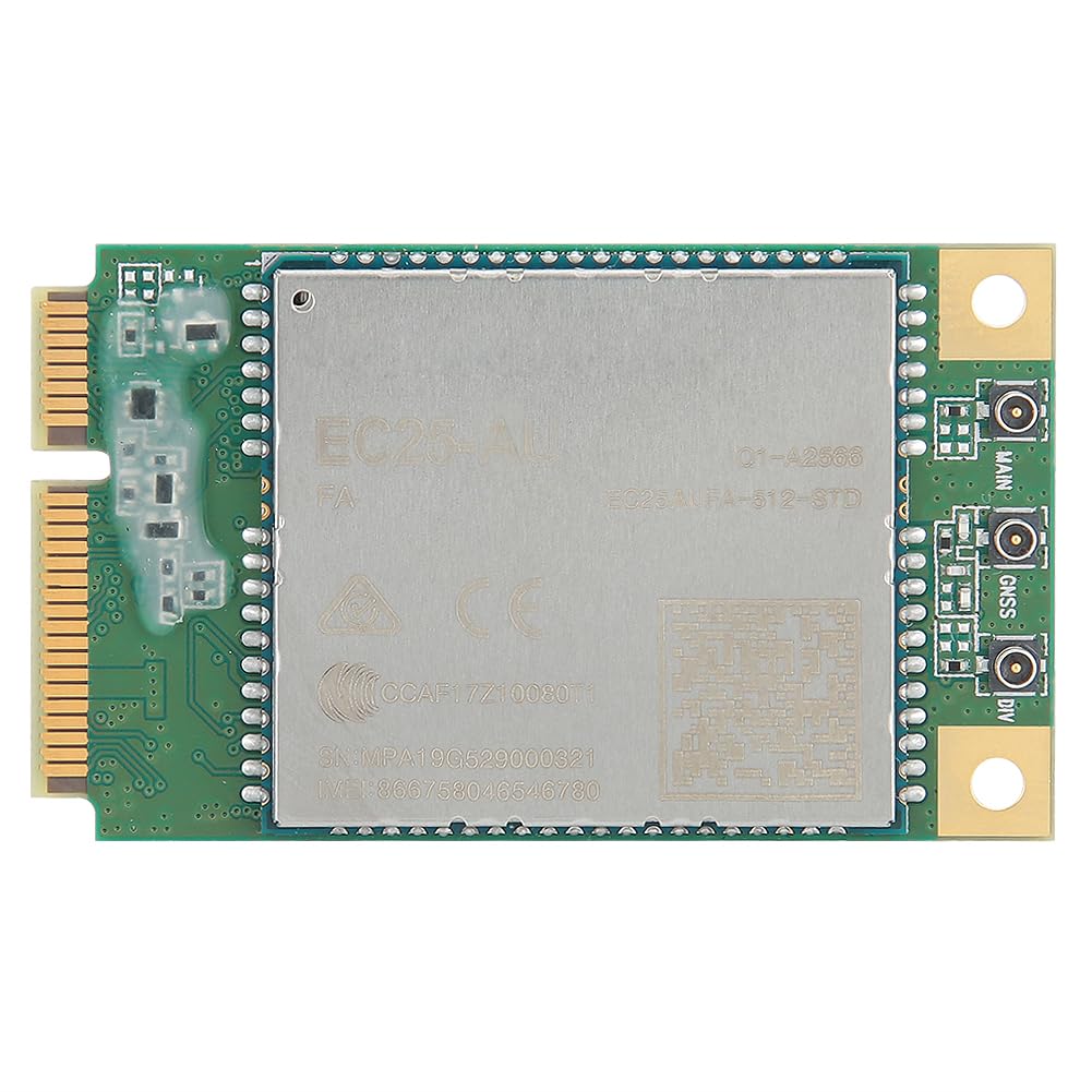 Módulo Mini PCI-E 4G LTE para Quectel EC25-AU en América Latina/Australia/Taiwán - Velocidad de Comunicación Rápida para Enrutadores Industriales, PDA - 1 Módulo 4G