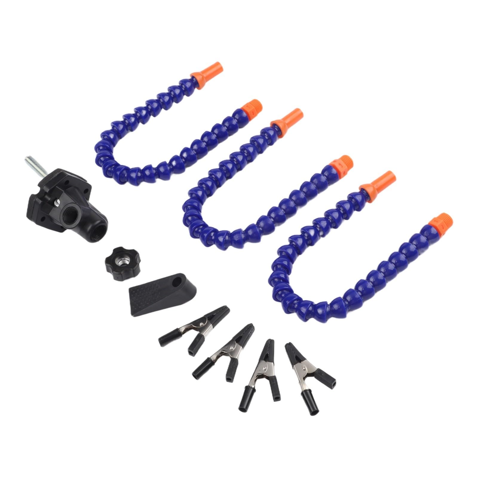Saldatura Terzo Strumento Mani, Saldatura Aiutare Mani, Flessibile Braccio Clips, 360 ° Girevole Morsetto con Alligatore Pinze, Silicone Pad per Riparazione Elettronica