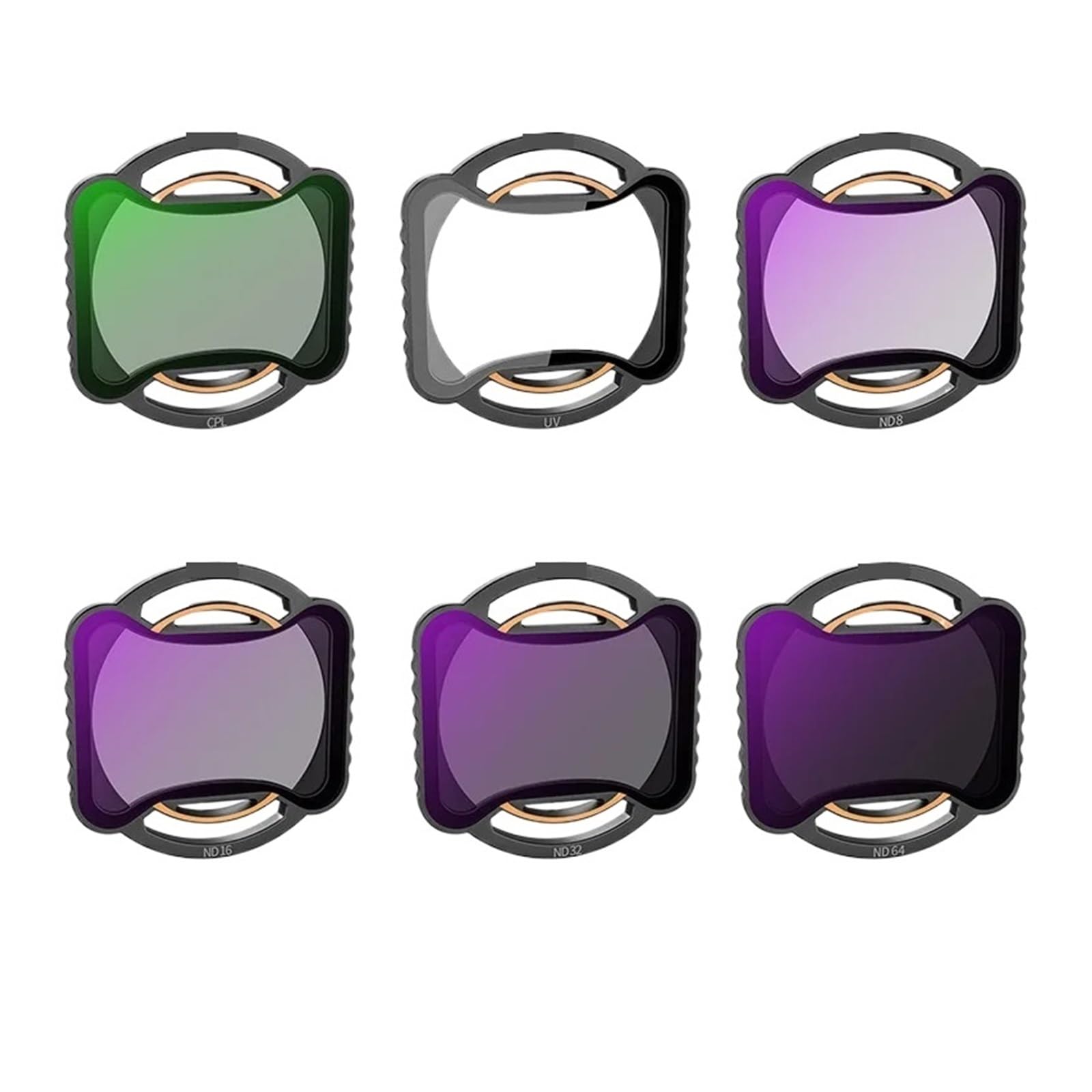 Compatible Con DJI, Avata 2, Paquete De 6 Filtros ND CPL