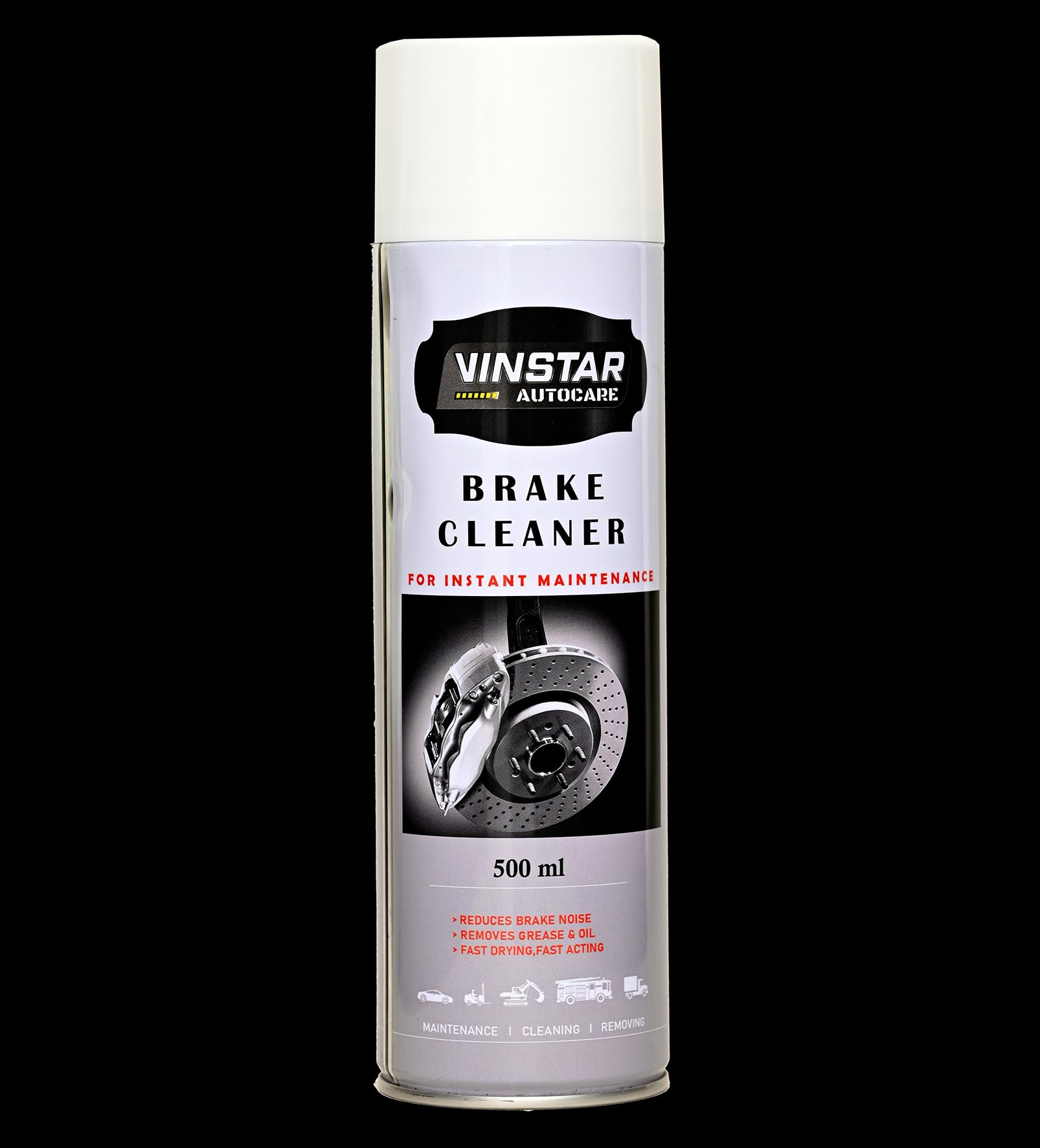 VINSTAR AUTO CARE Heavy Duty Brake Cleaner 500ML – Powerful Formula for Optimal Performance and Safety (2)