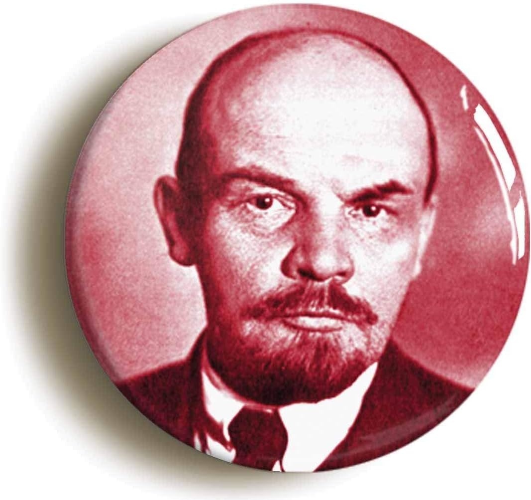 Ozorath VLADIMIR LENIN BADGE BUTTON PIN (Size is 1inch/25mm diameter ...