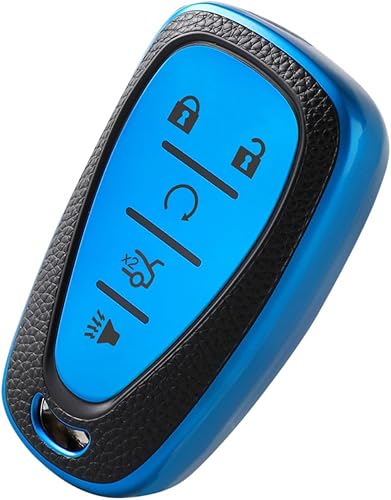 Miniatura 7 de ELOHEI Funda protectora para llavero de Chevy para Chevrolet 2020 2019 2018 2017 2016 Chevy Malibu Camaro Cruze Traverse Spark Equinox Sonic Volt