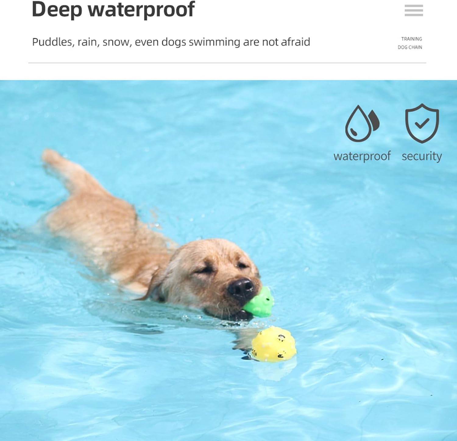 Rechargeable Remote Control Dog Training Collar Adjustable Levels for Behavior Electric Pet Training with Remote Small