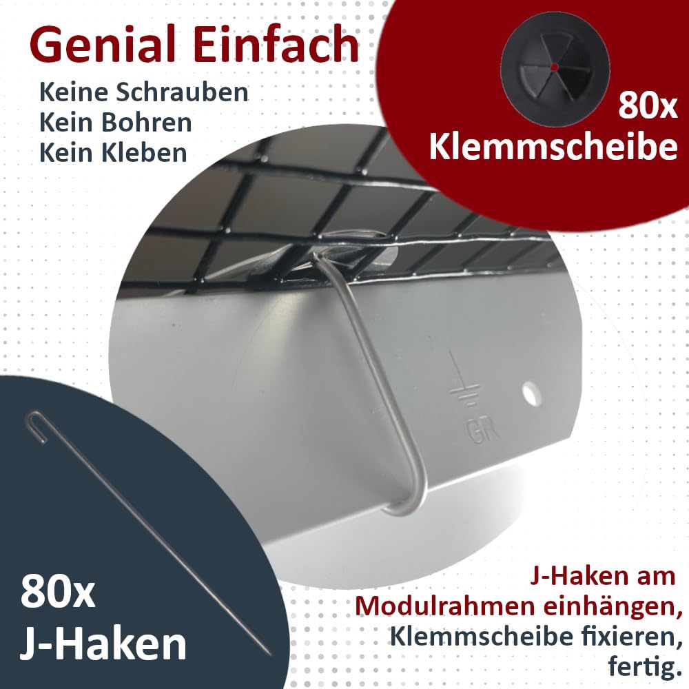 Solarkäfig Taubenabwehr für Solaranlagen 20cm x 30 Meter, Edelstahl (19% MwSt) Taubenschutz Vogelschutz PV-Anlage – Marderschutz Photovoltaik & Solarmodule - Langlebig, UV-beständig, einfache Montage