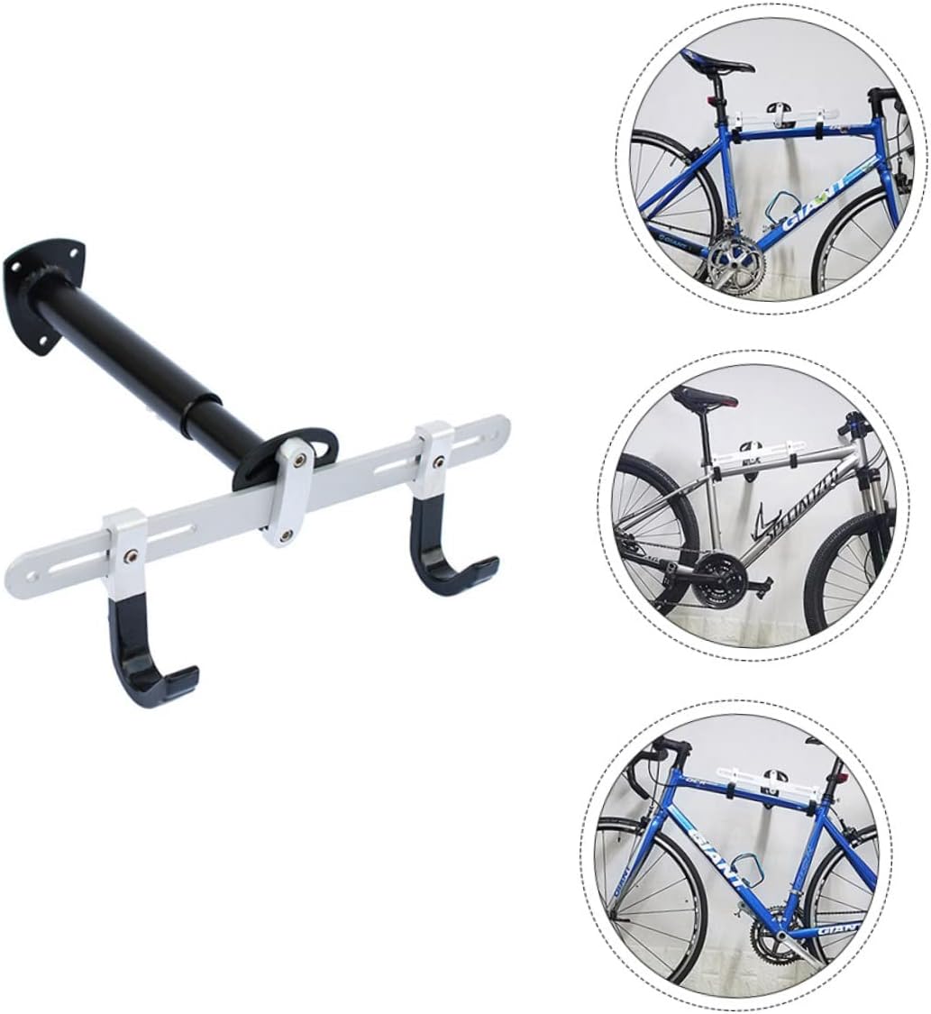 1pc Adjustable Bike Wall Mount Rack Bicycle Parking Stand Space-Saving Storage for Indoor Use Easy to Install and Secure