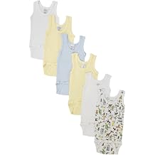 Bambini Baby Boy 6 Pc One Piece and Tank Tops