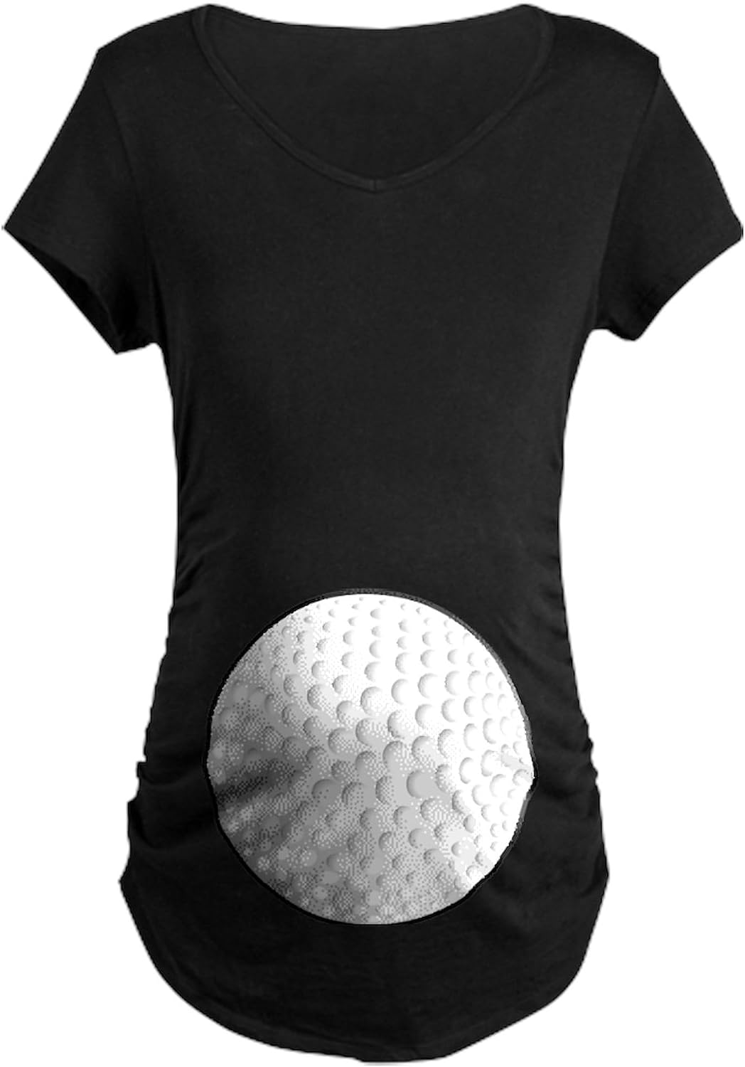 CafePress Maternity Dark T Shirt Women's Maternity Ruched Side T-Shirt