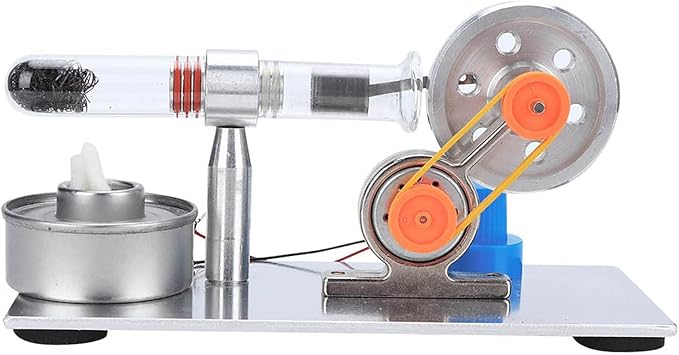 Stirling Engine Model, Physics Science Single Cylinder Sterling Engine for Home