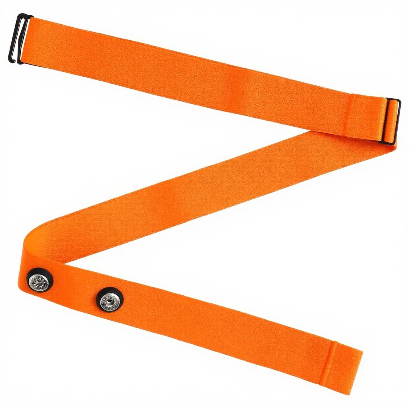 Fascia Cardio Toracica Regolabile 75-105 cm con Sensori Bluetooth ANT+ Compatibile con Polar H10 Wahoo Coospo Magene - Arancia Cintura Impermeabile per Corsa Ciclismo Allenamento Intenso