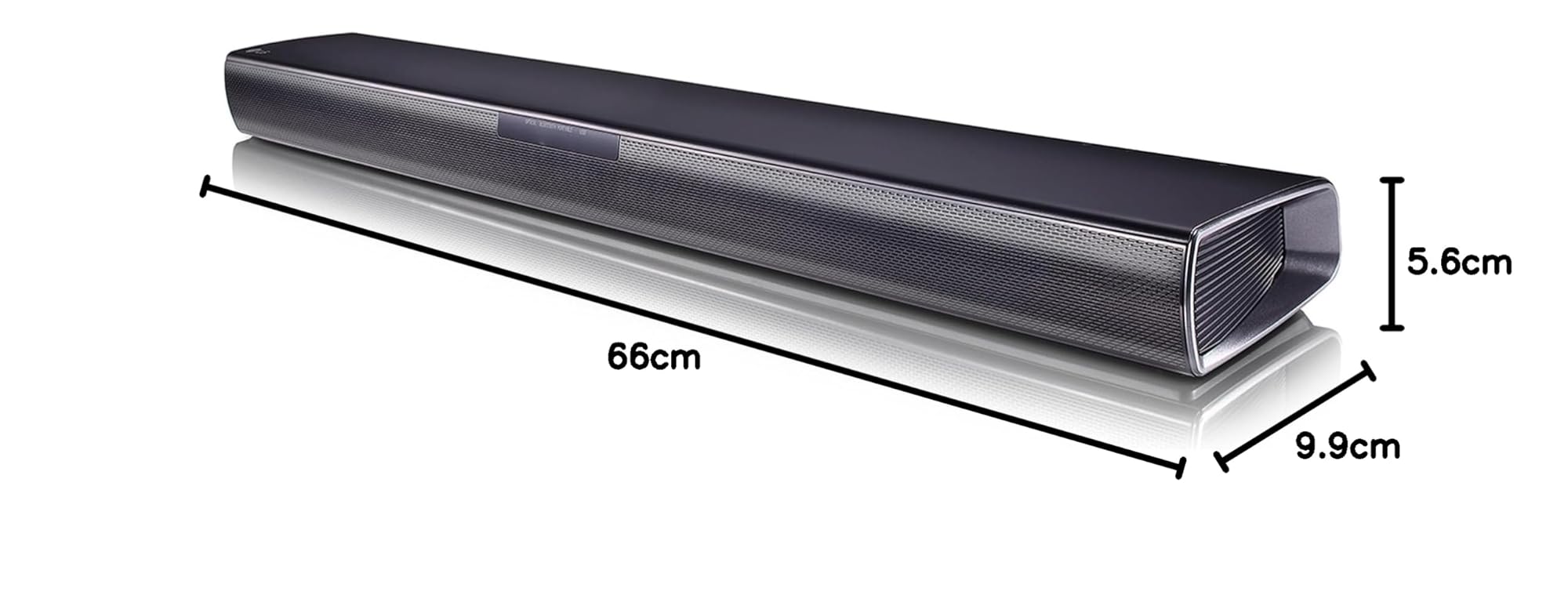 LG SQC4R Barre de Son Intelligente, 220 W, 2.1 canaux, Son Surround Dolby Digital avec Basses puissantes, Large connectivité, HDMI, Bluetooth, USB, entrée Optique et Application Android/iOS, Noir