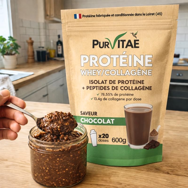 Protéine Whey Collagène sans odeur de poisson pour votre récupération musculaire