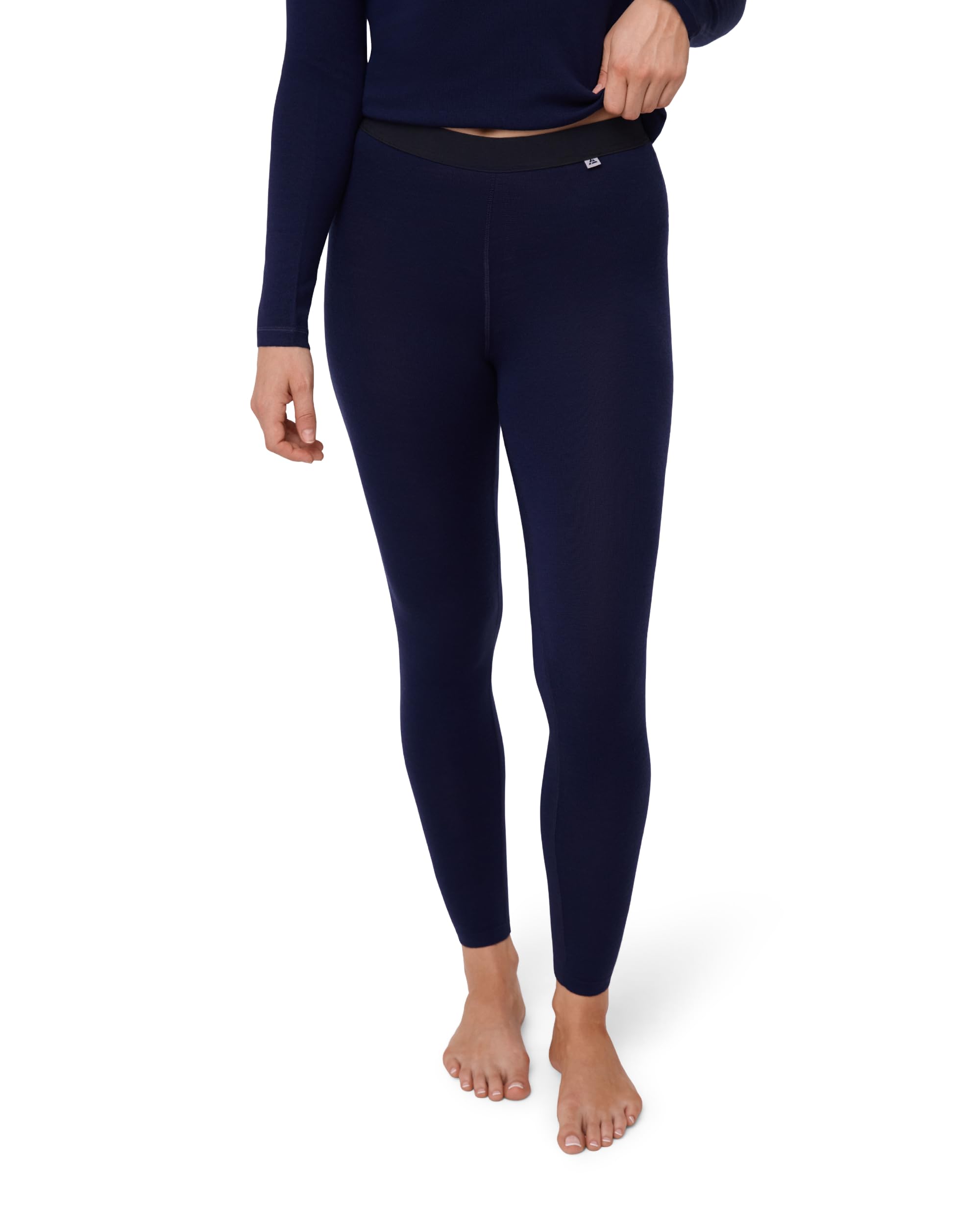 DANISH ENDURANCE Merino Wool Base Layer Tights Women, Warm Thermal