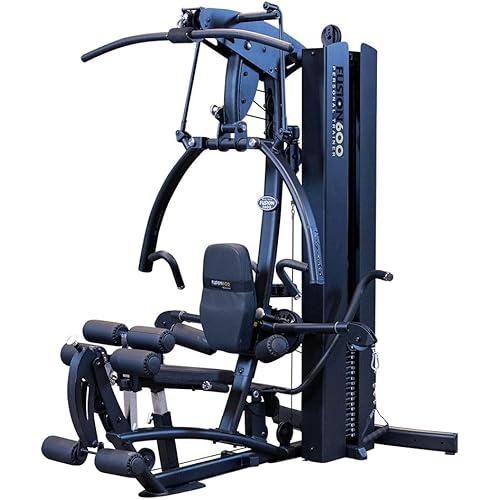 Body-Solid Fusion 600 Bi-Angular Personal Trainer Gym with Functional Trainer Arms and Mid Row Handles