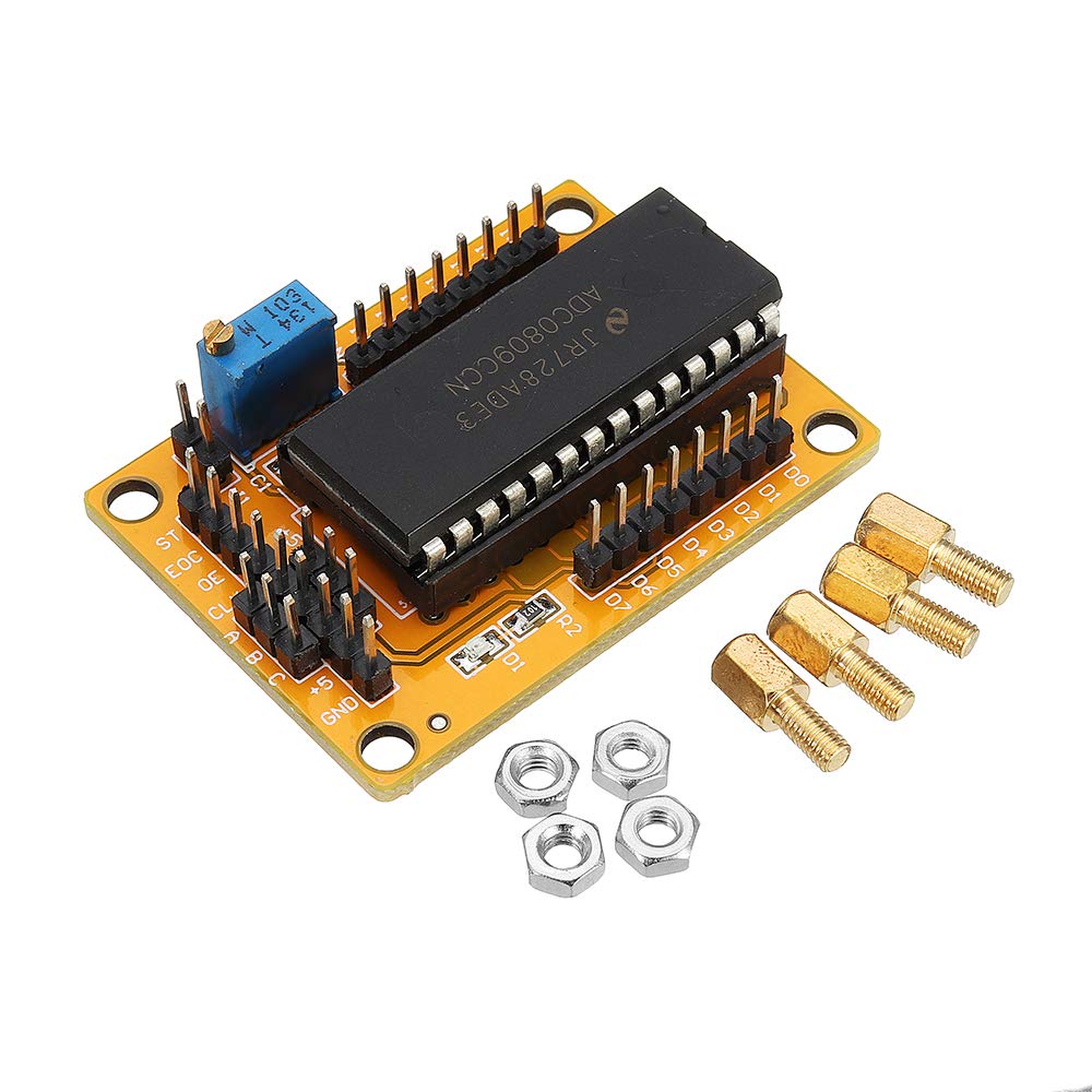 Adc0809 Modulo 8-Bit 81 Parallel Ad Board Convertitore Da Analogico A Digitale Programma Di Conversione Voltmetro Digitale