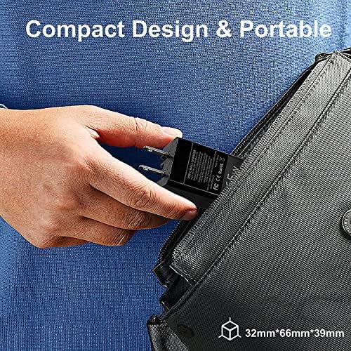 CedarTrap USB C Charger, 65W 3-Port Fast Wall Charger PD Fast Charging Compatible with MacBook Air/iPhone 13/12/12 Pro/Max, Galaxy S21/S20, Oneplus, iPad, and More