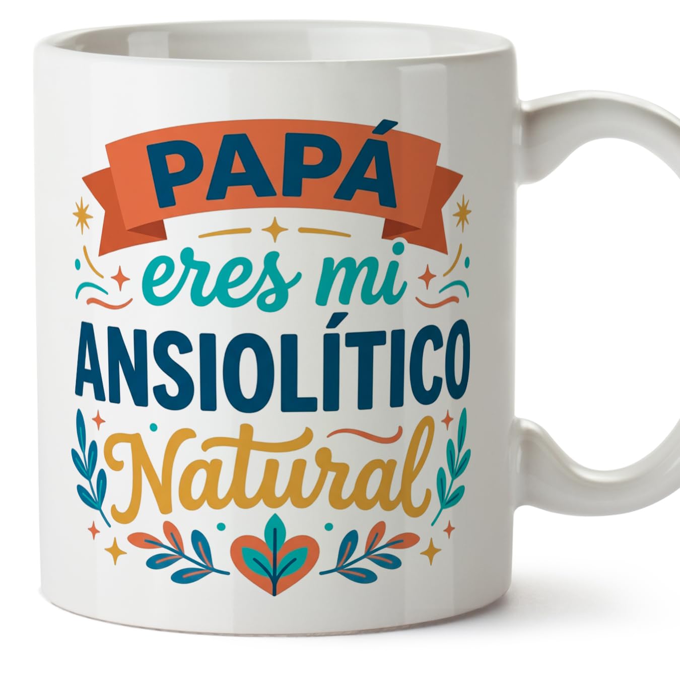 MUGFFINS Taza mamá con frase Para la mejor mamá del mundo en Español | regalo madre | 330 Ml 11 oz | Idea original para regalar | progenitores v3 — view 74