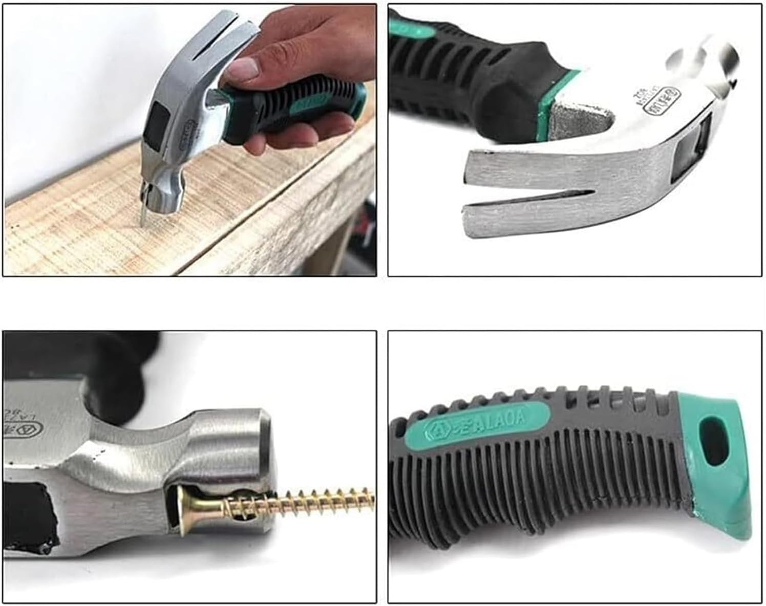 Multi-function hammer,Multi-Function Mini Claw Hammer 8OZ - Durable Steel Nail Hammer for Woodworking and Maintenance Tasks