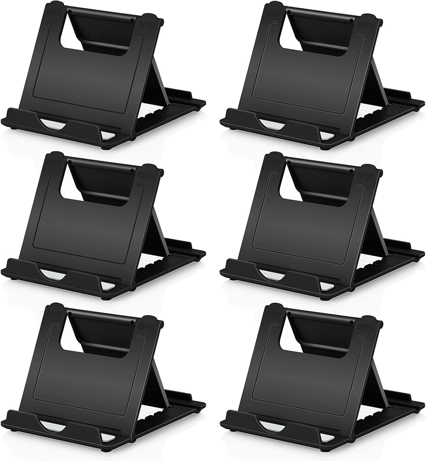 Cell Phone Stands 6Pack, Aupek Cellphone Holder (47.9") Foldable