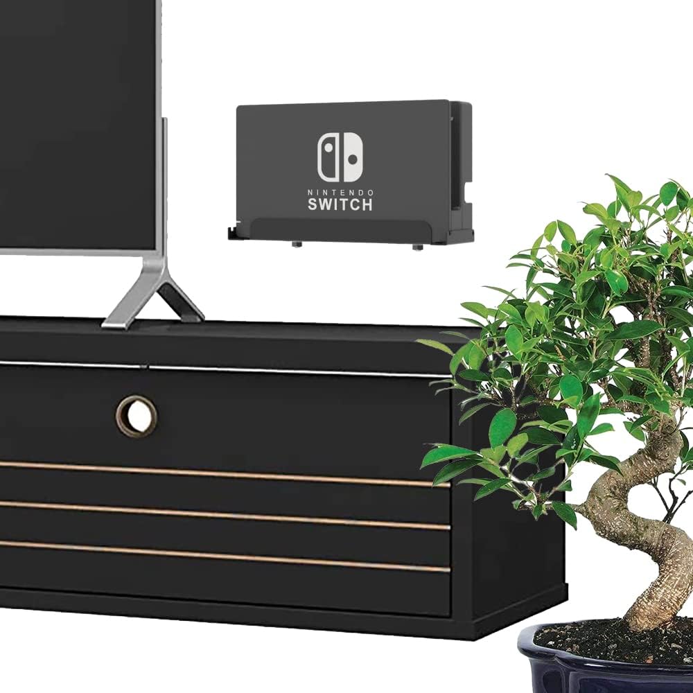 HQYing Wall Mount for Nintendo Switch, on Wall or Back of TV, No Potential Falling, Firm Attachment (Swtich Mount) : Video Games