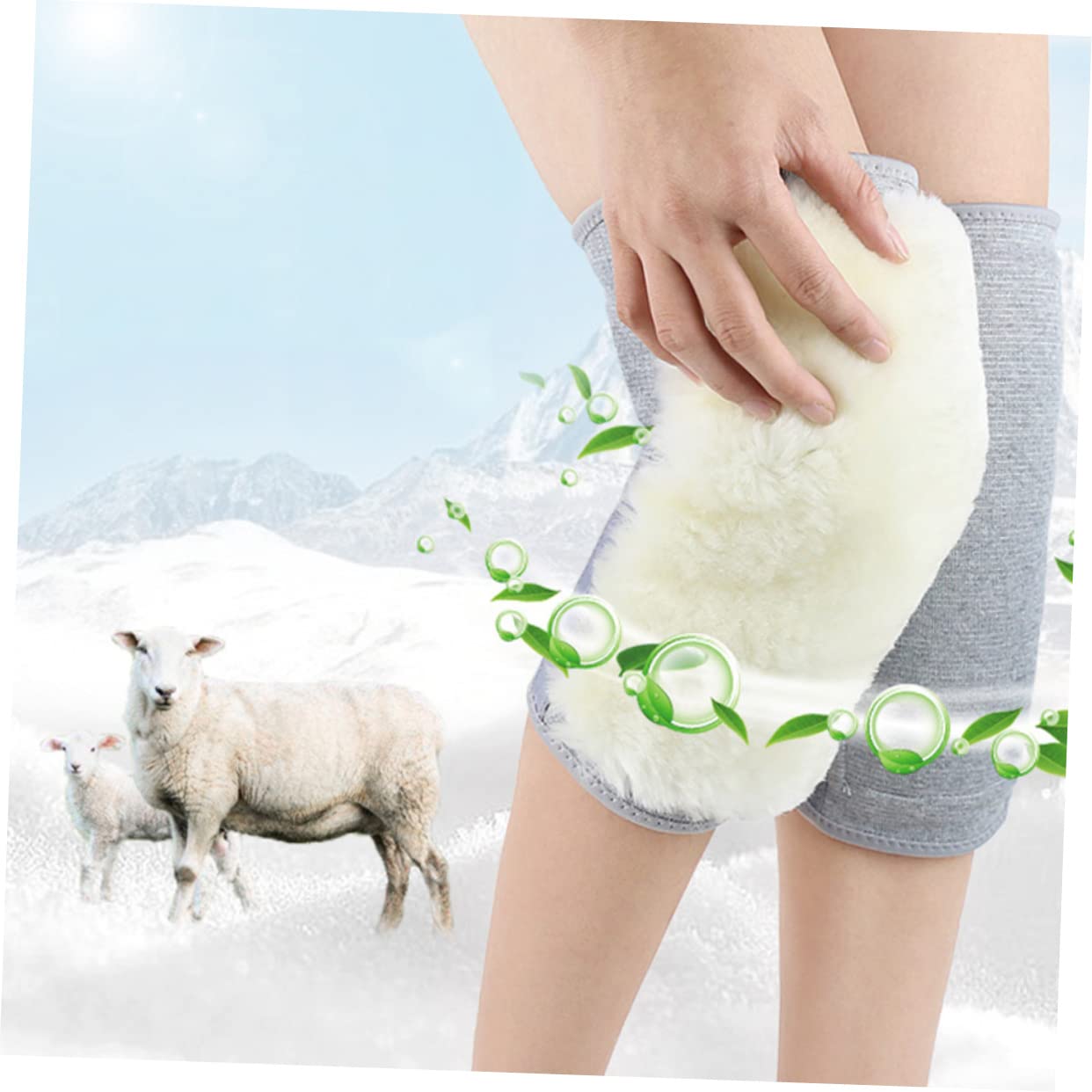 Genouillère de Protection pour Extérieur, Couverture de Jambe Chaude Hiver