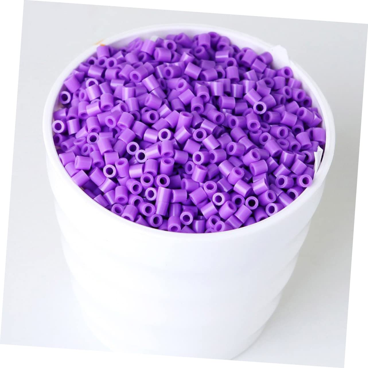 ERINGOGO 2.6mm 24 Colors DIY Fuse Beads Storage Tray Included Boys and Girls' Craft Kit for Creative Learning Fine Motor Development Random