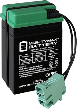 Mighty Max Battery 6V, 4.5Ah, Replacement Battery Compatible with Peg Perego Thomas The Train - IAKB0509