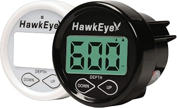 DepthTrax 2B Boat Mount in Dash Digital Depth Finder