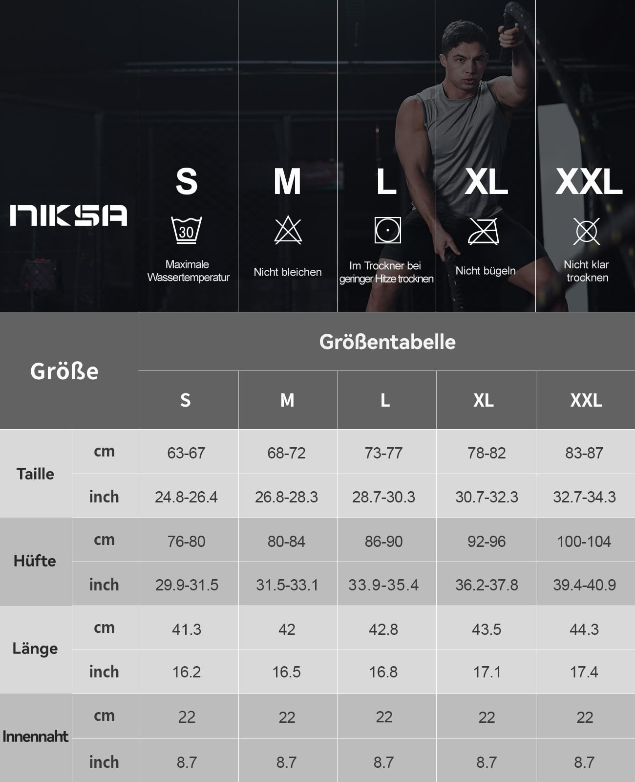 Niksa Confezione da 2/4 pantaloncini a compressione da uomo con tasca, pantaloncini da corsa in spandex per sport, atletica, allenamento, prestazioni