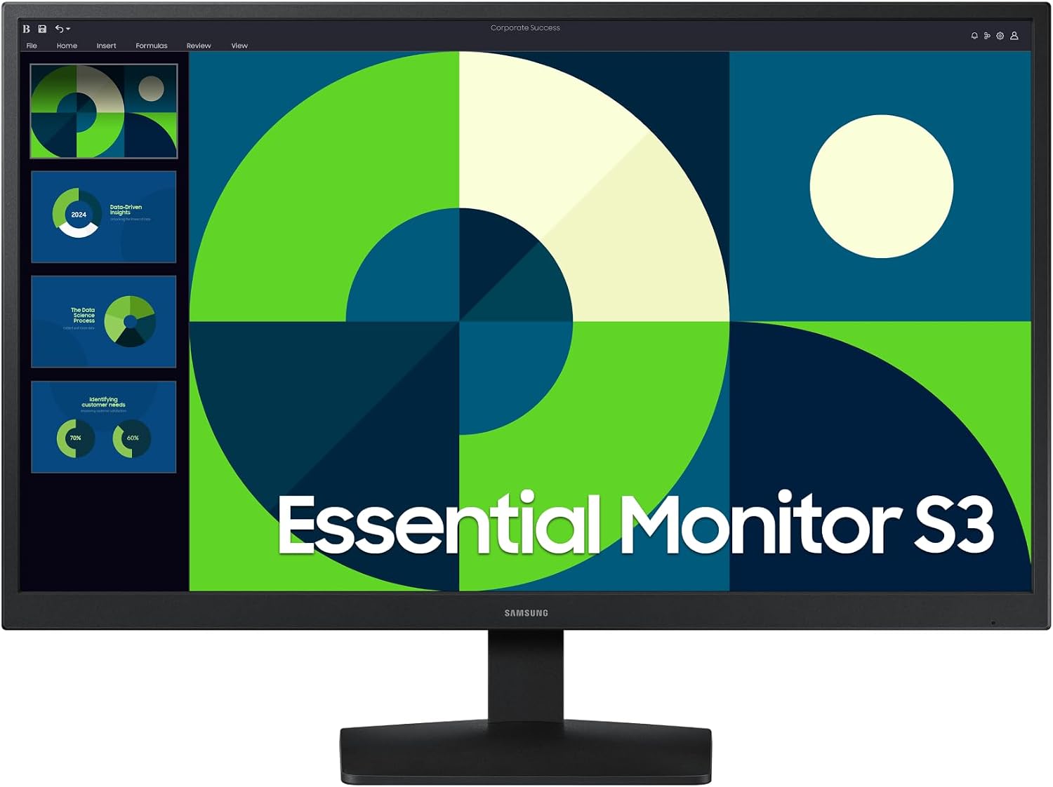 Samsung LS24D310EAUXUF 24 inç Essential Monitör S3 S31D Full HD Monitör