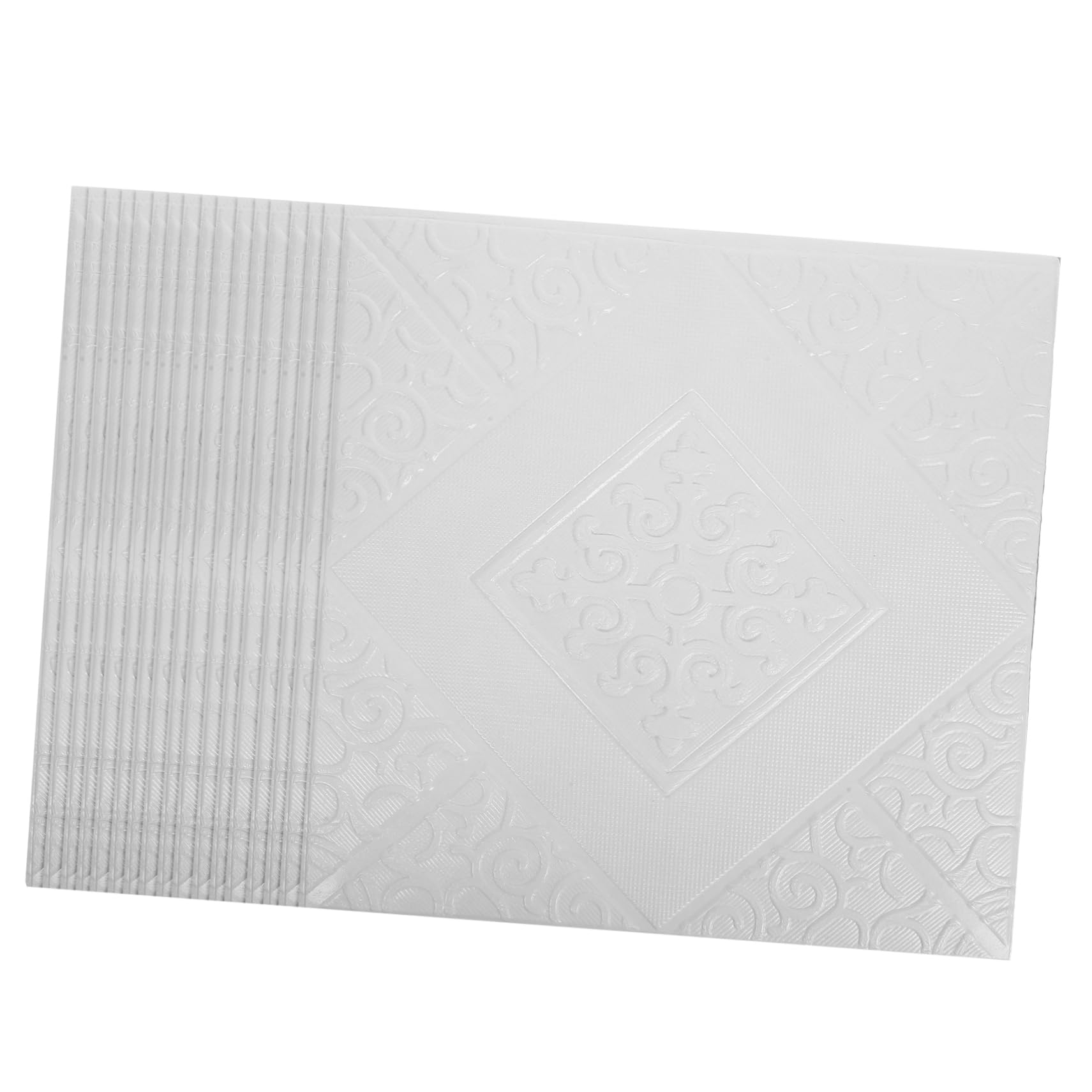 Autocollants muraux brique lavables et faciles à installer pour rénover une pièce, 50pcs
