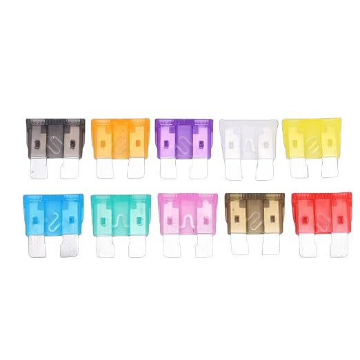 Kit de 100 fusibles mini para automóvil: 2 A, 3 A, 5 A, 7.5 A, 10 A, 15 A, 20 A, 25 A, 30 A y 35 A, con extractor y caja de almacenamiento, para auto, camioneta, RV y bote miniatura 7