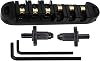 6-Strings Tune O-Matic Guitar Bridge And Allen Wrench With Studs Set For Les Electric Guitar Parts Replacements Guitar Roller Bridge Black Gold Silver Roller Bridge Tune O-matic Bridge