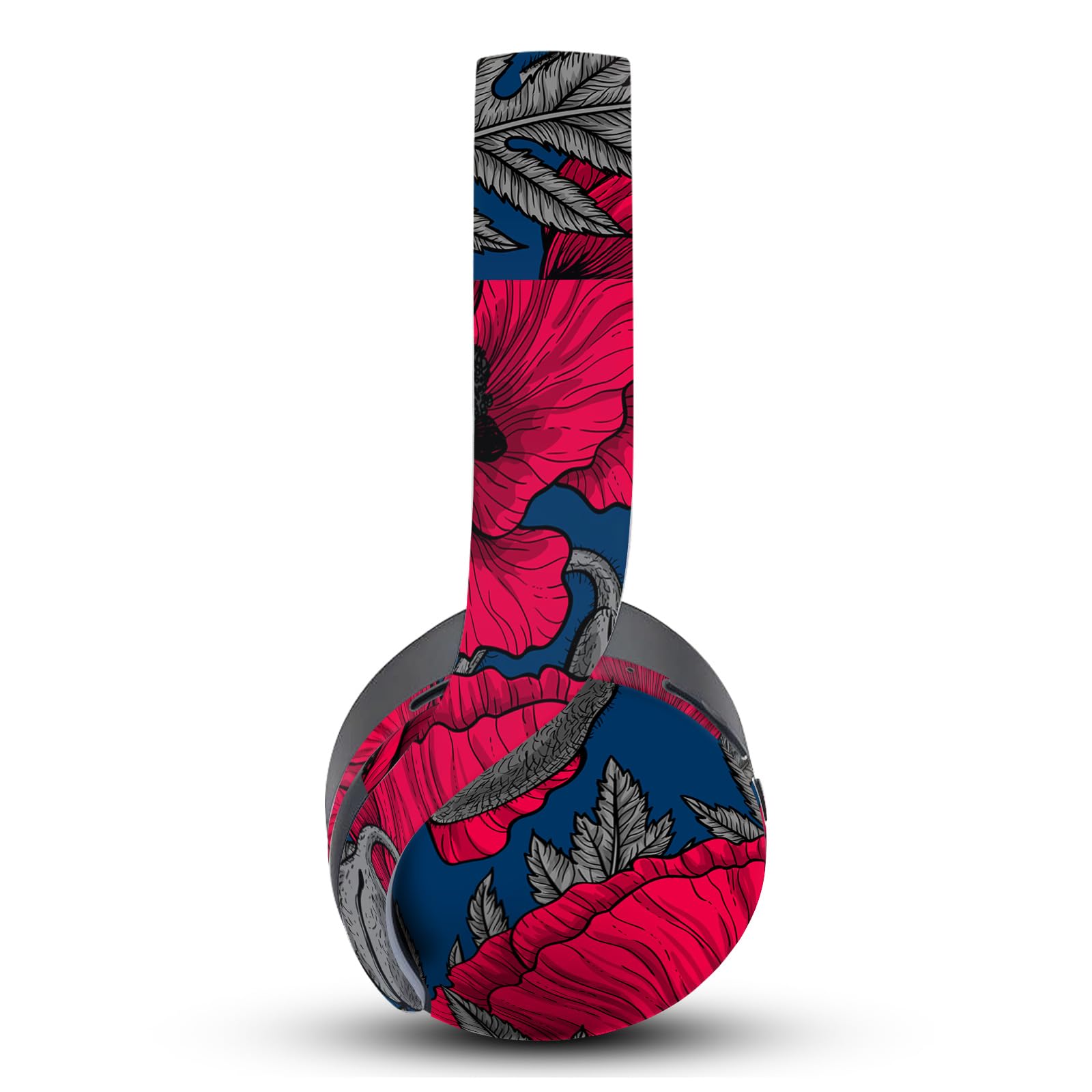 Head Case Designs Officially Licensed Katerina Kirilova Night Poppy Garden Patterns Vinyl Sticker Skin Decal Cover Compatible with Sony PlayStation PS Pulse 3D Headset