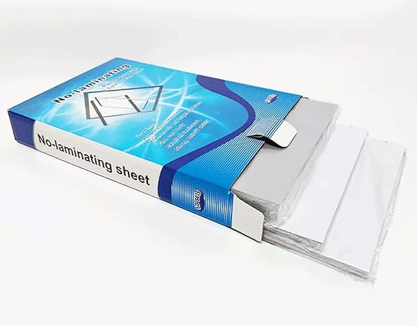 50 Sets of A4 Size Inkjet Print PVC ID Card Making Sheets - Non-Laminated Materials