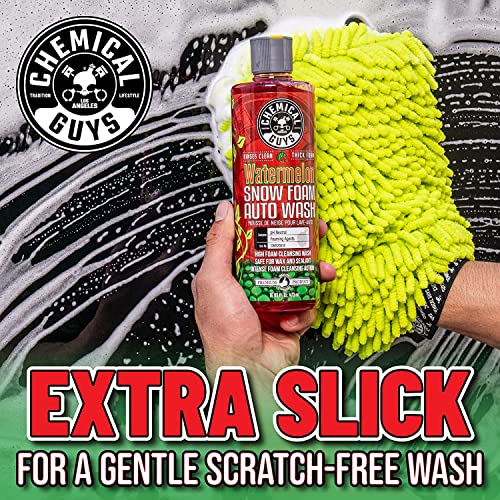 Chemical Guys HOL316 Snow Foam Auto Wash Bundle, Cannon and Gun Soap, Safe for Ceramic Coating, Wax and Sealant, Watermelon and Honeydew Scents, 16 Fl Oz (Pack of 2)