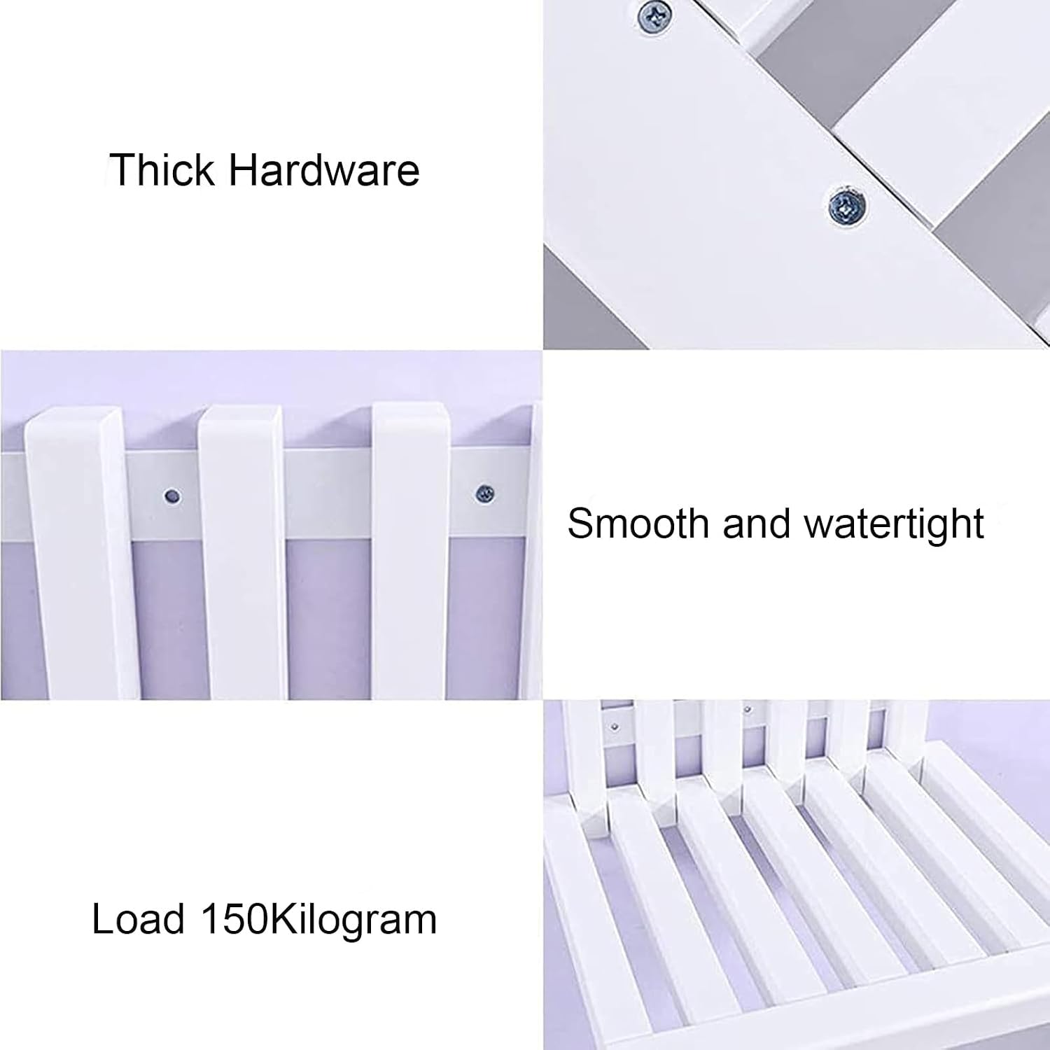 Invisible Slim Wall Mounted Folding Chair Solid Wood Stool for Entryway Load 150kg Space Saving Shoe Changing Bench 90 Degree Silent Folding Design