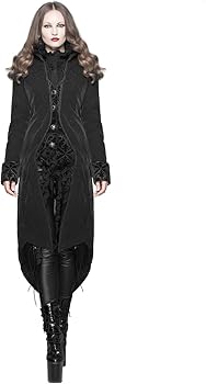 Camicia Da Donna In Pizzo Con Perline E Maniche Svasate Gotiche, Nera – Design Punk - Foto 13