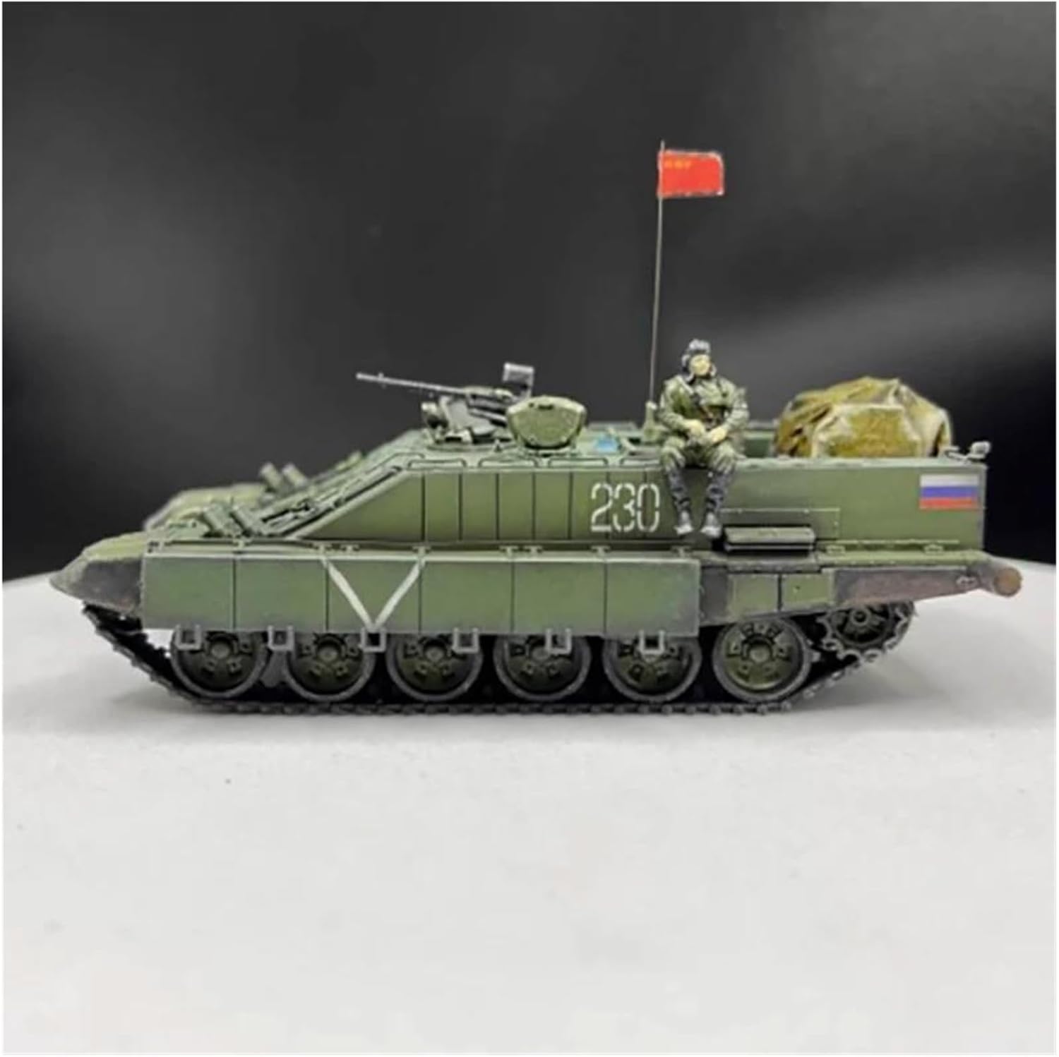 Realistic Tank 1:72 Scale for AM BMO-T Heavy Armour Tank Model Kit Static Die Casting Collectible Ornaments Static Tank Model